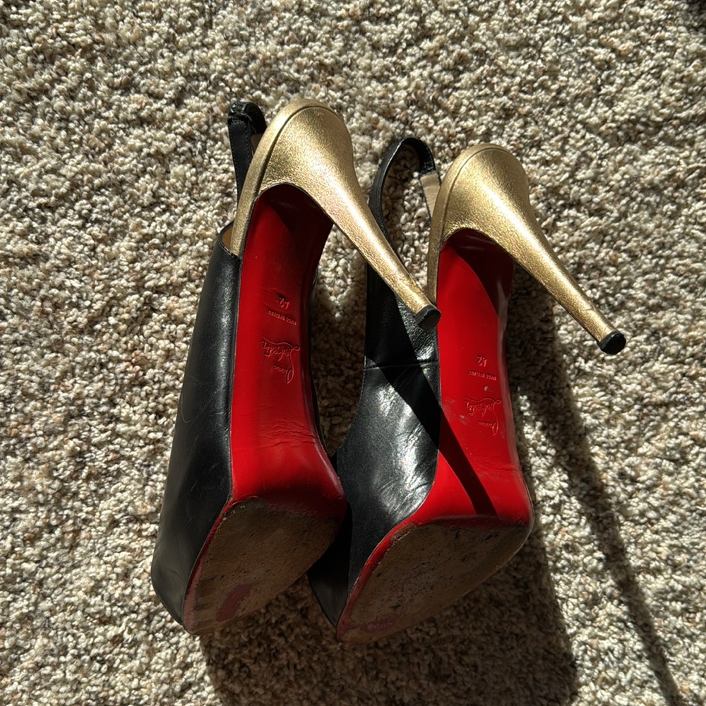 Christian Louboutin So Private 120 Slingback Heels Size 42